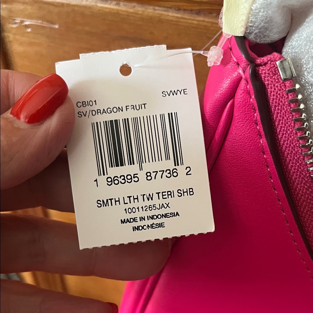 Coach Neon Pink Shoulder Bag - Picture 4 of 8